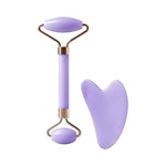 Kit Massaggio Viso Roller Gua Sha