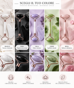 Kit Massaggio Viso Roller Gua Sha